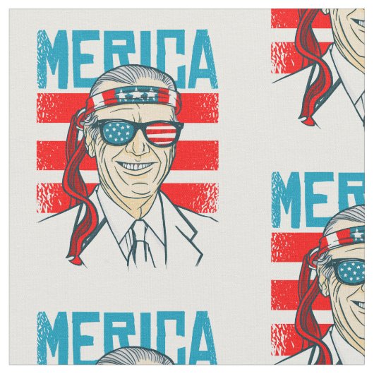 4. Juli Präsident biden merica Stoff (Nahaufnahme)