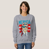 4. Juli Präsident biden merica Sweatshirt (Vorne ganz)