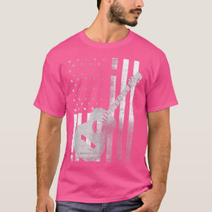 4. Juli Proud American Flag - Country Music Gu T-Shirt