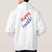 4. Juli Pullover Hoodie (Rückseite)