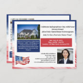 4. Juli Real Anwesen Open House Förderung Postkarte (Vorne/Hinten)