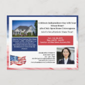 4. Juli Real Anwesen Open House Förderung Postkarte (Vorderseite)