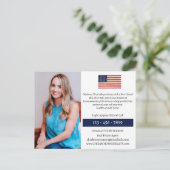 4. Juli Real Anwesen Postkarte (Stehend Vorderseite)