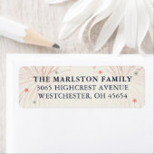 4. Juli Red & Blue Stars & Fireworks Return (Insitu)