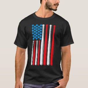 4. Juli Red Blue White Color Independence Day Gra T-Shirt