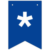 4. Juli Red White and Blue Celebrate Party Wimpelkette (Dritte Fahne)