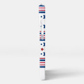 4. Juli Red White & Blue Patriotic iPhone Hülle (Linke Seite)