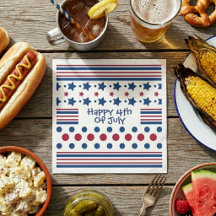 4. Juli Red White & Blue Patriotic