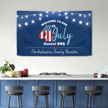 4. Juli Red White Blue Patriotic USA Flag Lights