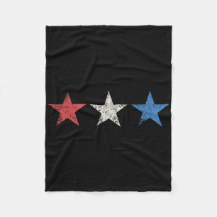 4. Juli Red White Blue Stars Niedlich Usa Patrioti Fleecedecke
