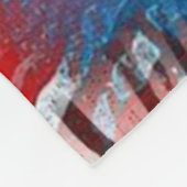 4. Juli Red White und Blue Fleecedecke (Ecke)