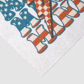 4. Juli Red White und Blue for Arts & Crafts Seidenpapier (Ausschnitt)