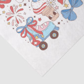 4. Juli Red White und Blue for Arts & Crafts Seidenpapier (Ausschnitt)