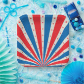 4. Juli Retro US Flagge Paper Teller (Party)