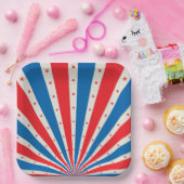 4. Juli Retro US Flagge Paper Teller (Party)
