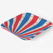 4. Juli Retro US Flagge Paper Teller (Gewinkelt)