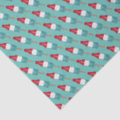 4. Juli Rocket Pop Patriotic Popsights Print Seidenpapier (Ausschnitt)