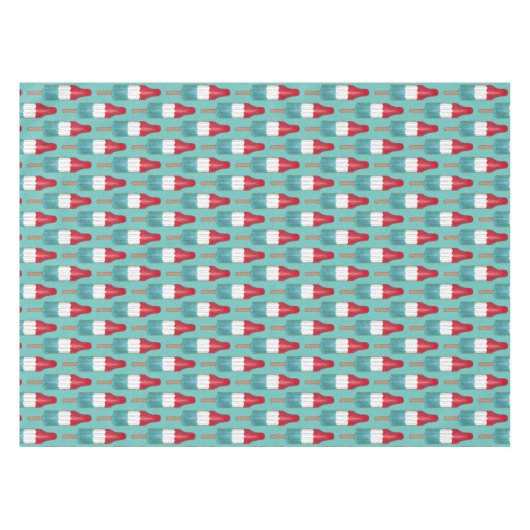 4. Juli Rocket Pop Patriotic Popsights Print Tischdecke (Vorderseite (Horizontal))