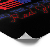 4. Juli Rockets Red Glare Independence Day Par Poster (Ecke)