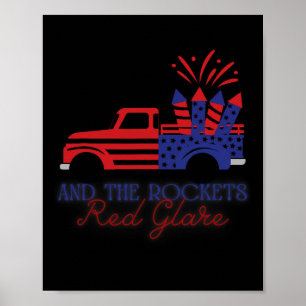 4. Juli Rockets Red Glare Independence Day Par Poster