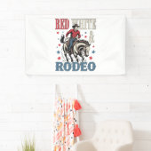 4. Juli Rodeo Cowboy Banner (Insitu)