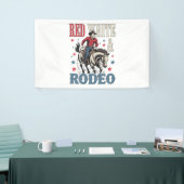 4. Juli Rodeo Cowboy Banner (Messeveranstaltung)