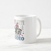 4. Juli Rodeo Cowboy Kaffeetasse (VorderseiteRechts)
