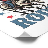 4. Juli Rodeo Cowboy Poster (Ecke)