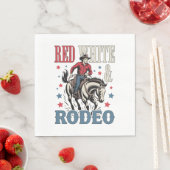 4. Juli Rodeo Cowboy Serviette (Beispiel)