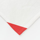 4. Juli Rot, Weiß und Blau Sunburst Fleecedecke (Ecke)