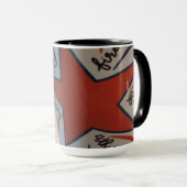4. Juli rot weiß und blau Tasse (VorderseiteRechts)