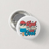 4. Juli Rot-Weiß und Coole Popsikel Button (Vorne & Hinten)