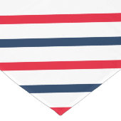 4. Juli rot-weiße Streifen patriotisch Kurzer Tischläufer (Ecke)