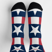 4. Juli Rote und Blaue Socken (Oben)