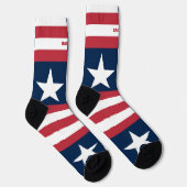 4. Juli Rote und Blaue Socken (Rechts)