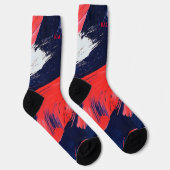 4. Juli Rote und Blaue Socken (Rechts)