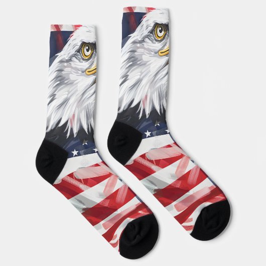 4. Juli Rote und Blaue Socken (Rechts)