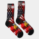 4. Juli Rote und Blaue Socken (Rechts)