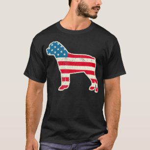 4. Juli Rottweiler American Flag Dog USA T-Shirt
