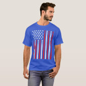 4. Juli S Flagge Perkussionsinstrument Dummer fr T-Shirt (Vorne ganz)