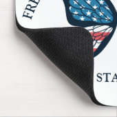 4. Juli Schmetterling Mousepad (Ecke)