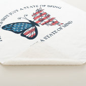 4. Juli Schmetterling Sherpadecke (3/4)