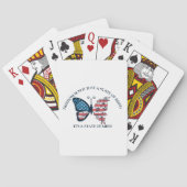 4. Juli Schmetterling Spielkarten (Rückseite)