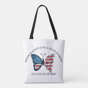4. Juli Schmetterling Tasche