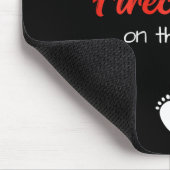 4. Juli Schwangerschaft Shirt Lil' Firecracker auf Mousepad (Ecke)