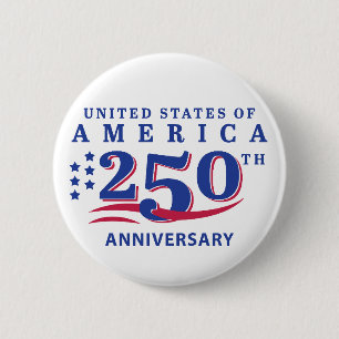 4. Juli Scramble America 250. Jubiläum Button