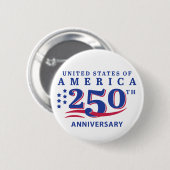 4. Juli Scramble America 250. Jubiläum Button (Vorne & Hinten)