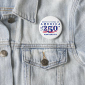 4. Juli Scramble America 250. Jubiläum Button (Beispiel)