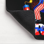 4. Juli sechs sieben bruh Onkel Sam dabbing 67 Mousepad (Ecke)