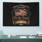 4. Juli Semiquincentennial 1776-2026 Banner (Messe)
